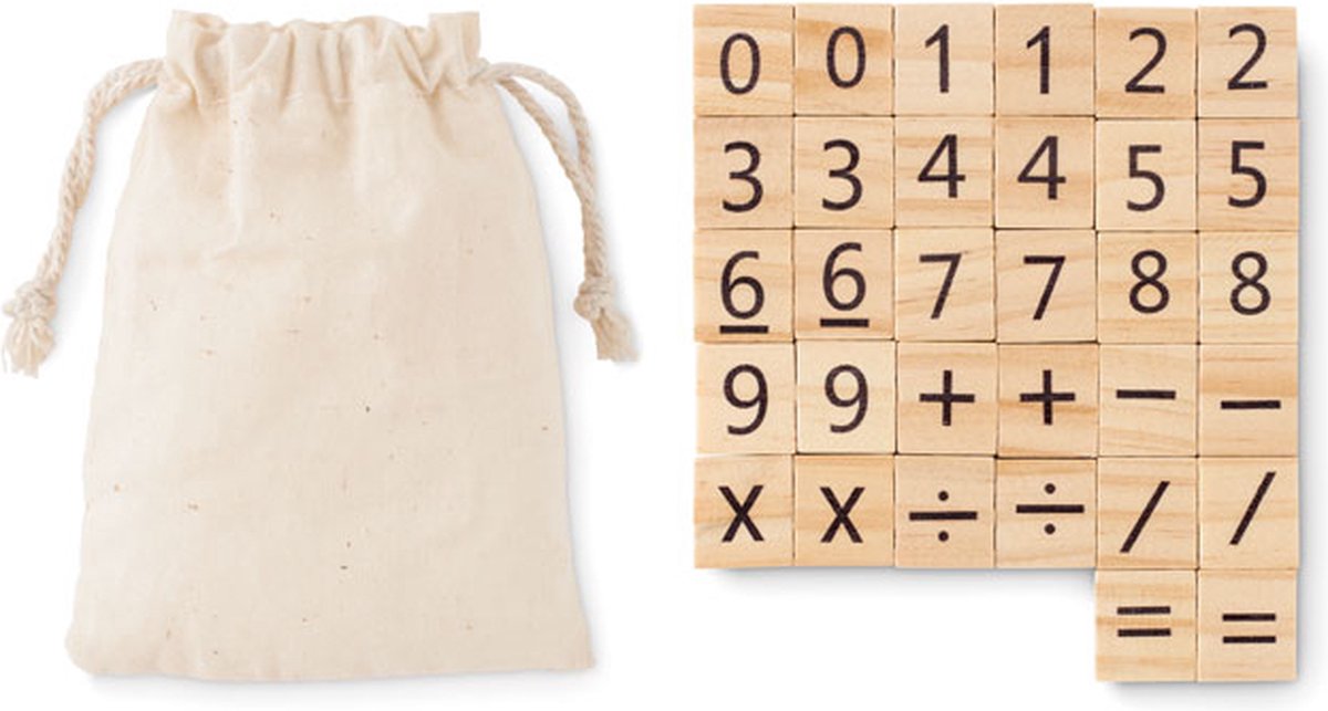 Jeu de Comptage en Bois