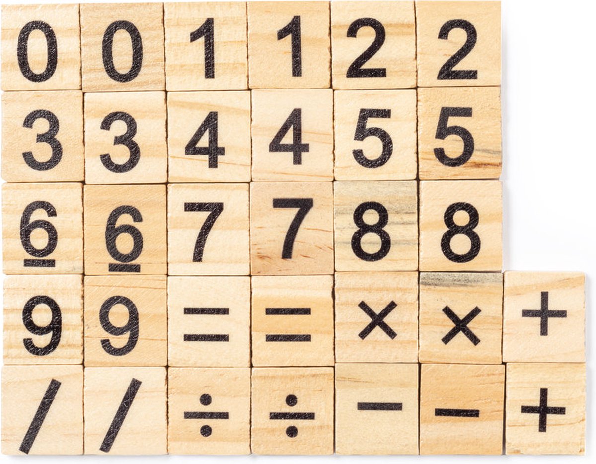 Jeu de Comptage en Bois