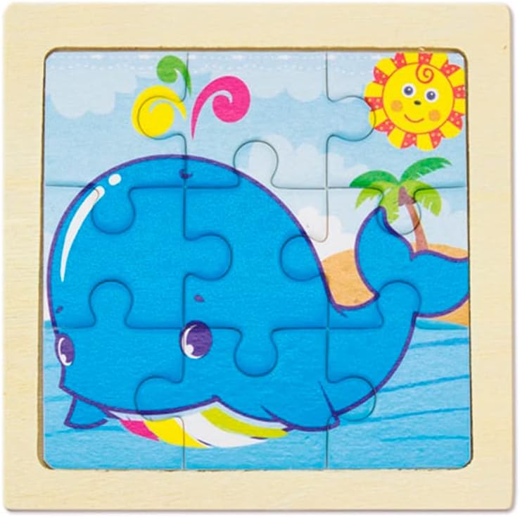 Puzzle en Bois 9 Pièces