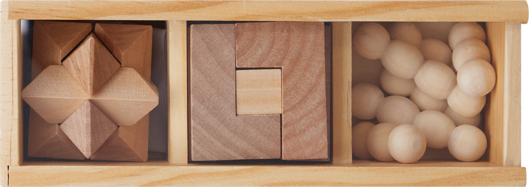set de casse tête en bois