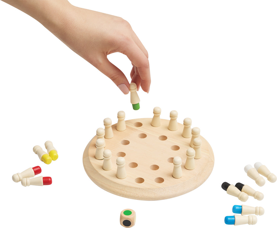 jeu de mémoire en bois