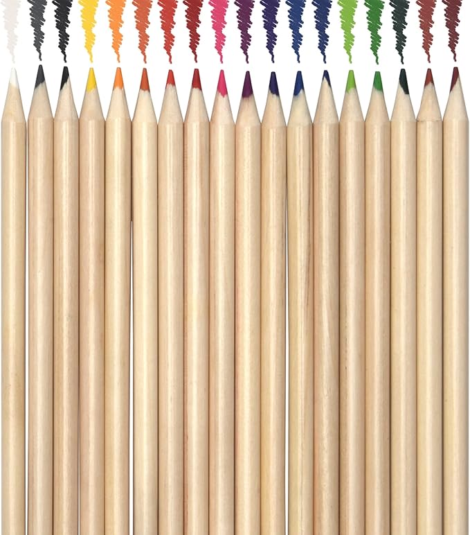 Coffret de Dessin en Bois 88 pièces