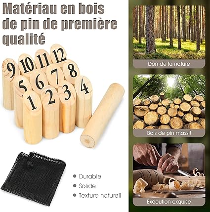 Quilles Finlandaises Bois