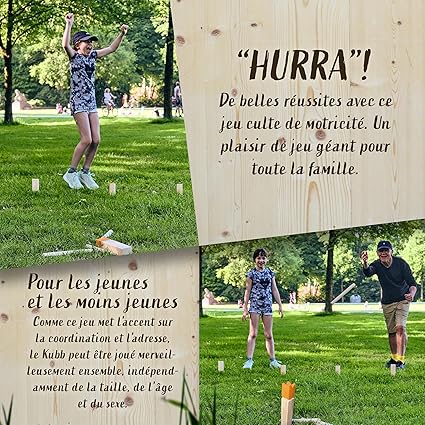 Jeu Kubb en Bois