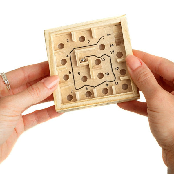 Jeu du Labyrinthe en Bois