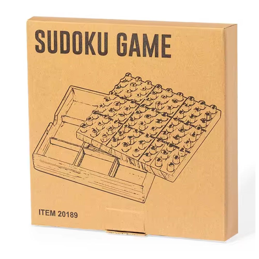 Jeu Sudoku en Bois