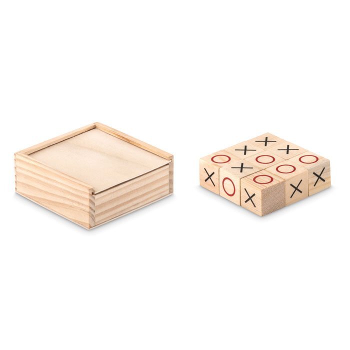 Jeu de Morpion en Bois