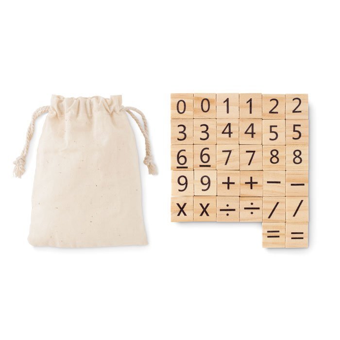 Jeu de Comptage en Bois