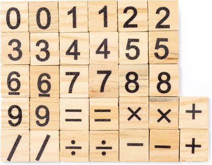 Jeu de Comptage en Bois