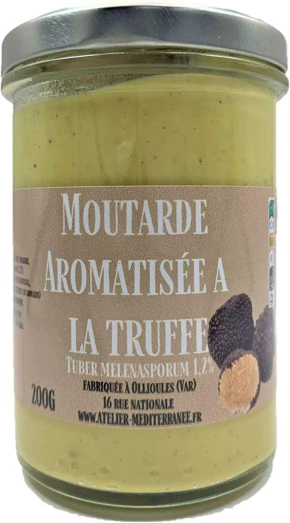 moutarde aromatisé à la truffe