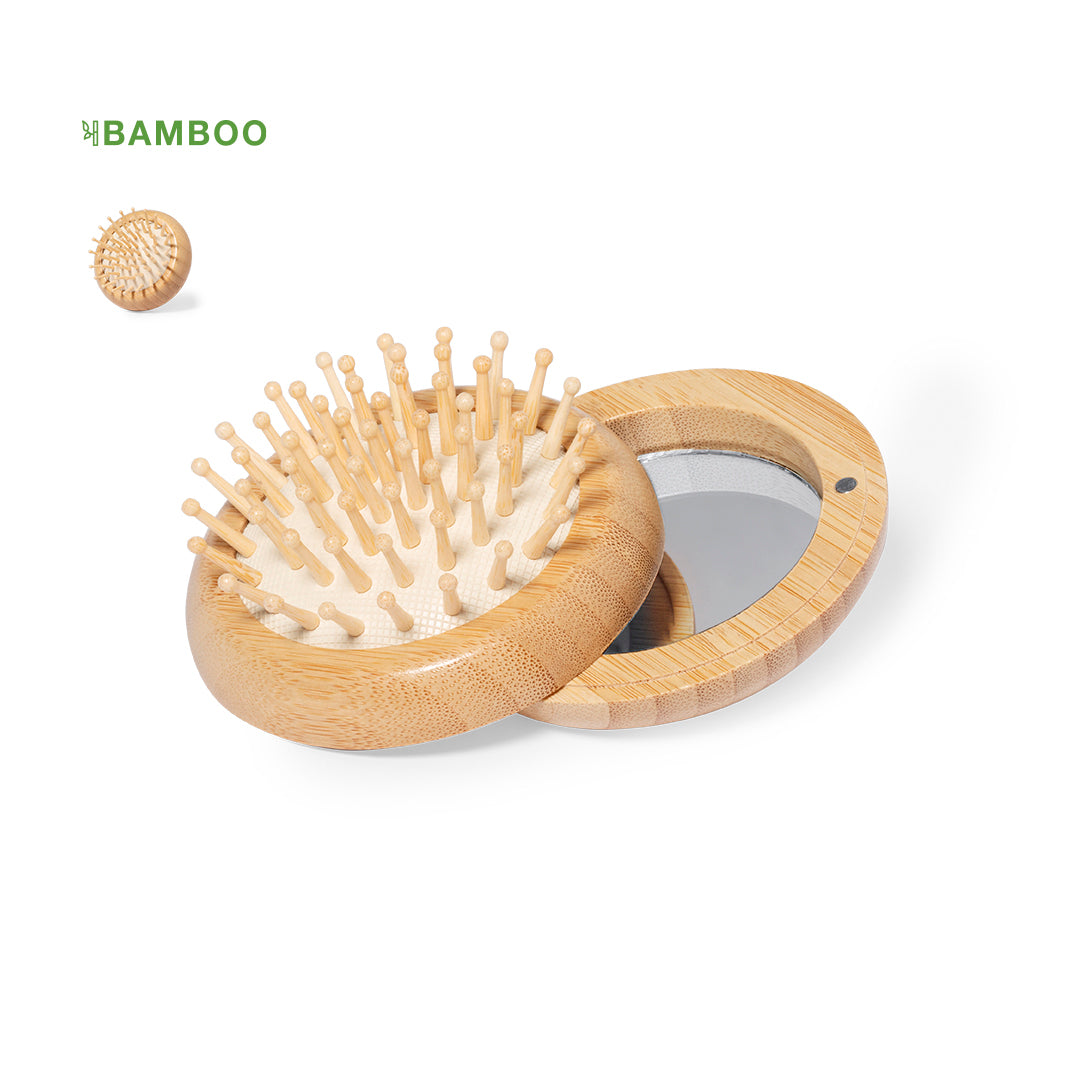 brosse en bambou pliable