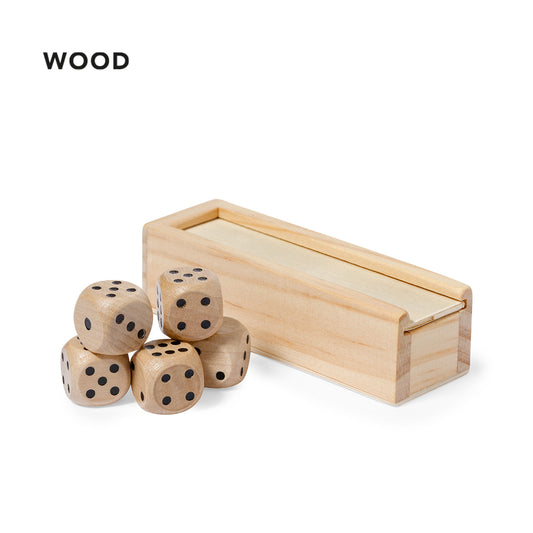 jeu de  dés en bois