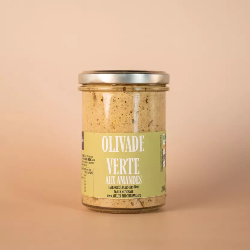 olivade verte aux amandes