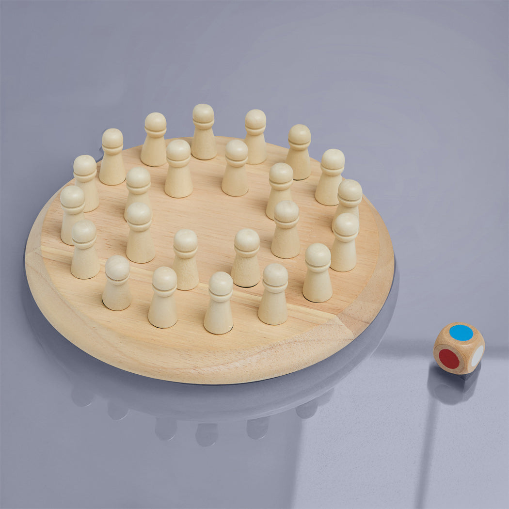 jeu de mémoire en bois