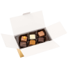 ballotin de 18 chocolats noir, lait, blanc