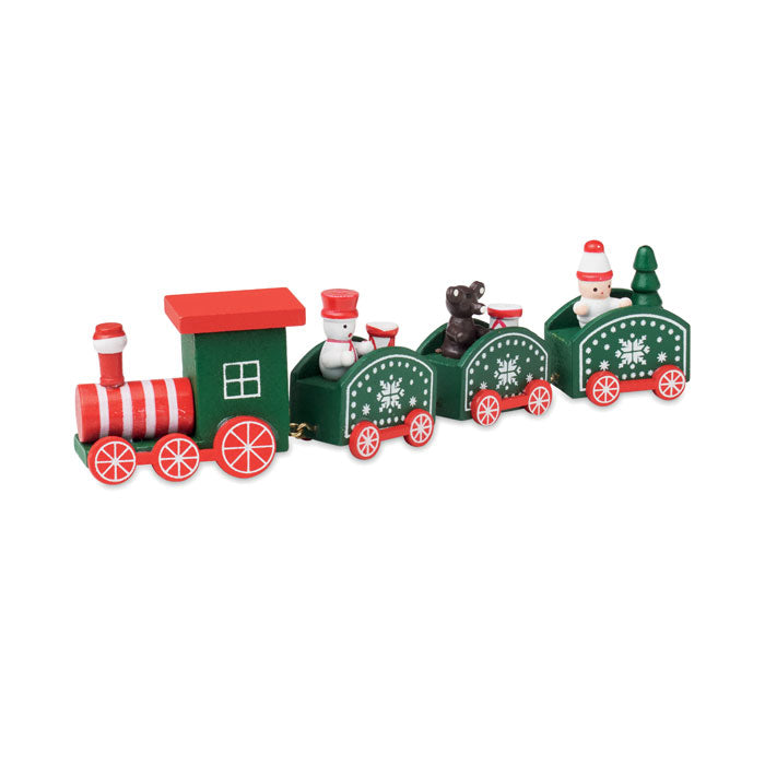 petit train de Noël en bois