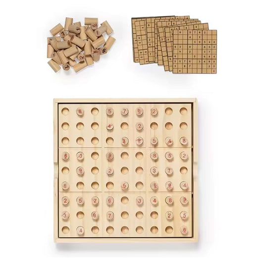 Jeu Sudoku en Bois