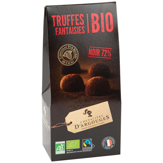 truffes  fantaisie de noël au chocolat bio équitable