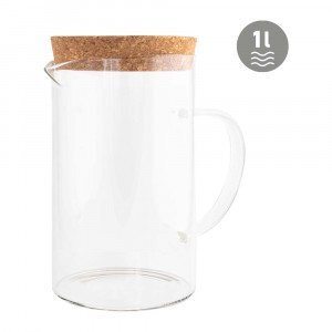 carafe en verre 1L