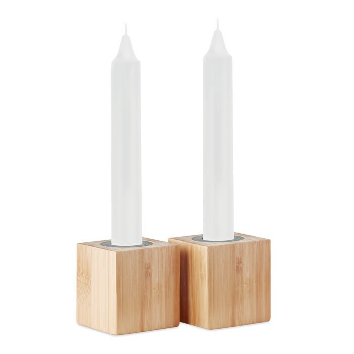 lot de 2 bougies de table